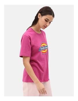 Camiseta Dickies Horseshoe pink berry de mujer