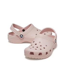 Zuecos Crocs Classic Clog T rosa claro de niño