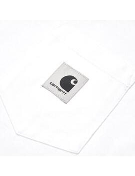 Camiseta Carhartt Wip W S/S Pocket white de mujer