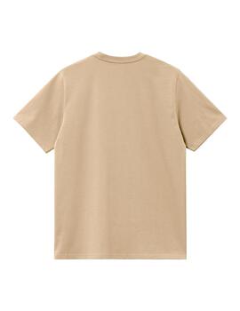 Camiseta Carhartt Wip S/S Chase beige de hombre