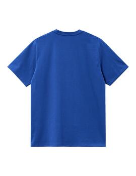 Camiseta Carhartt Wip S/S Chase azulón para hombre