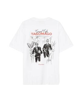 Camiseta Pompeii Café Tagomago blanca para hombre