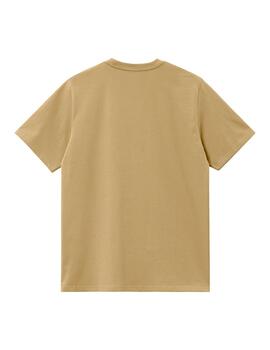 Camiseta Carhartt Wip S/S Pocket beige de hombre