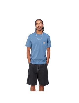 Camiseta Carhartt Wip S/S Pocket azulón de hombre