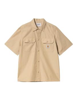Camisa Carhartt Wip Craft beige de hombre