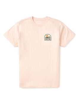 Camiseta Katin Ortega rosa lavada de hombre