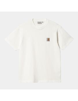 Camiseta Carhartt Wip S/S Nelson blanca lavada de hombre