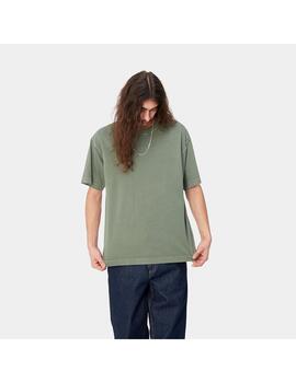 Camiseta Carhartt Wip S/S Dune verde lavada de hombre