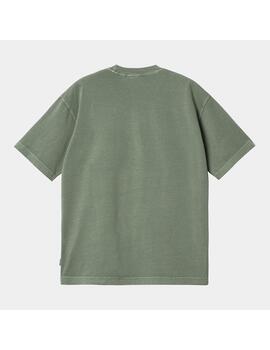 Camiseta Carhartt Wip S/S Dune verde lavada de hombre