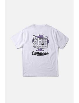 Camiseta Edmmond Newspaper Plain White