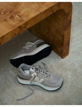 Zapatillas New Balance WL574ZBA gris para mujer