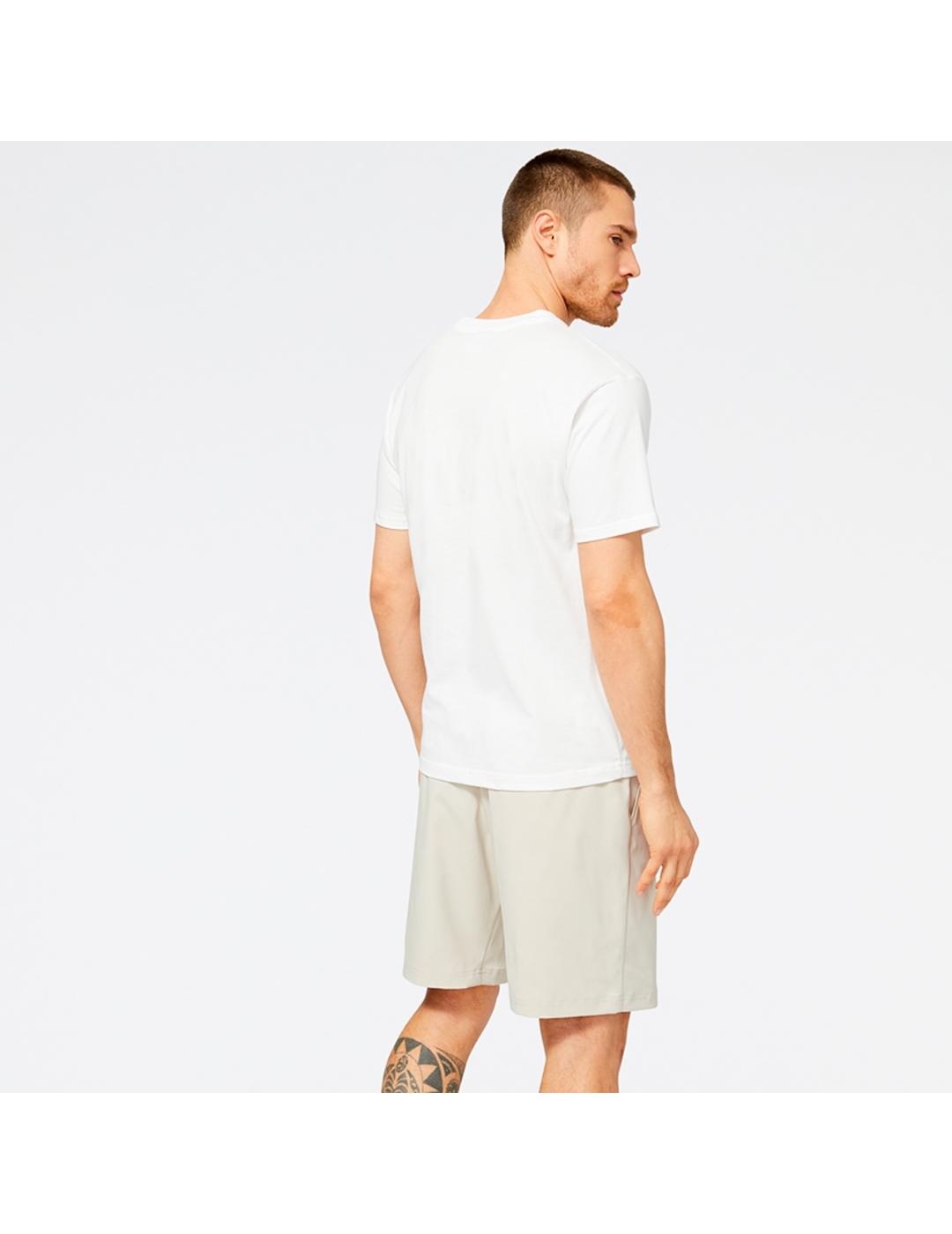 Camiseta New Balance MT23569WT blanca para hombre