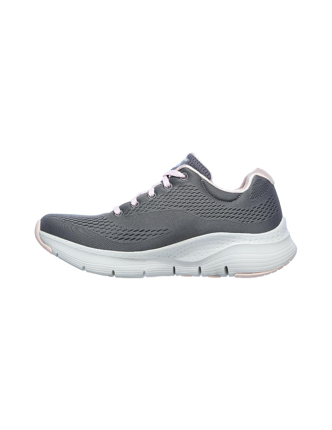 Zapatillas Skechers Arch Fit Big Appeal grises para mujer