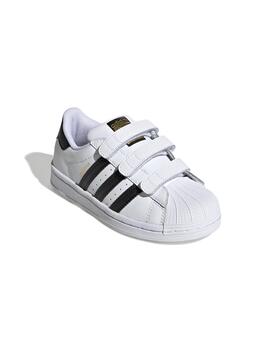 Zapatillas Adidas Superstar CF C White Black