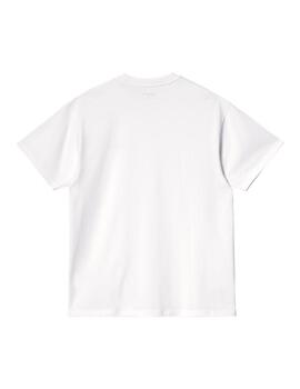 Camiseta Carhartt Wip S/S Script Embroidery Blanca