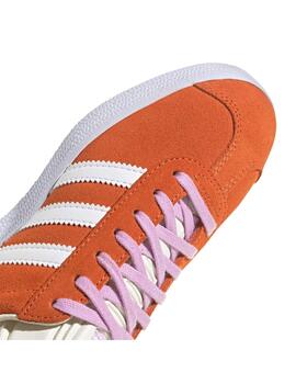 Zapatillas Adidas Gazelle Color Naranja Para Mujer