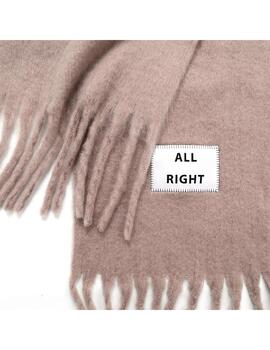 Bufanda Verb To Do All Right color beige unisex