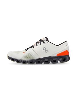 Zapatillas On Running Cloud X 3 M Ivory Flame