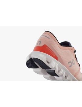 Zapatillas On Running Cloud X 3 W Rose Sand para mujer