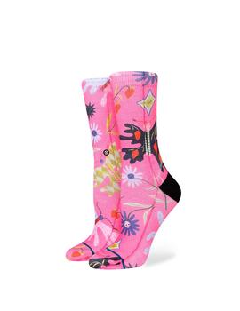 Calcetín Stance Strawberry Patch Pnk para mujer