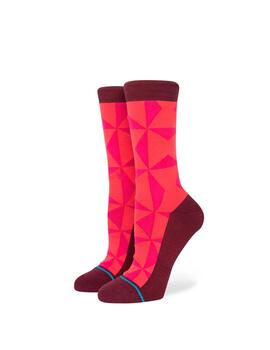 Calcetín Stance Flatter Red para mujer