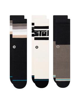 Calcetines Stance Mono 3 Pack Multicolor Unisex
