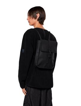 Mochila Rains Backpack Micro Black Unisex