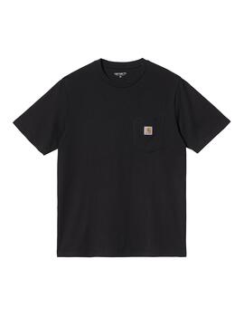 Camiseta Carhartt Wip S/S Pocket negra para hombre