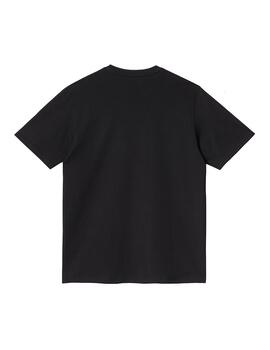 Camiseta Carhartt Wip S/S Pocket negra para hombre