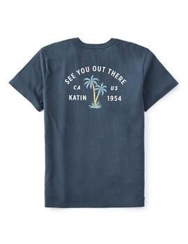 Camiseta Katin Bermuda Baltic blue para hombre