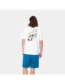 Camiseta Carhartt Wip S/S Tamas Pocket white de hombre
