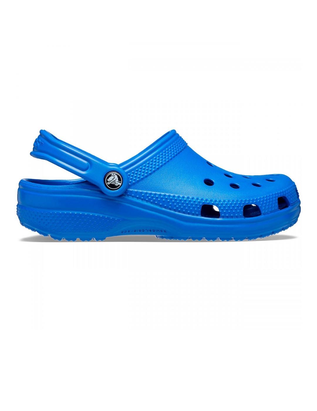 Zuecos Crocs Classic Clog T blue bolt para niño