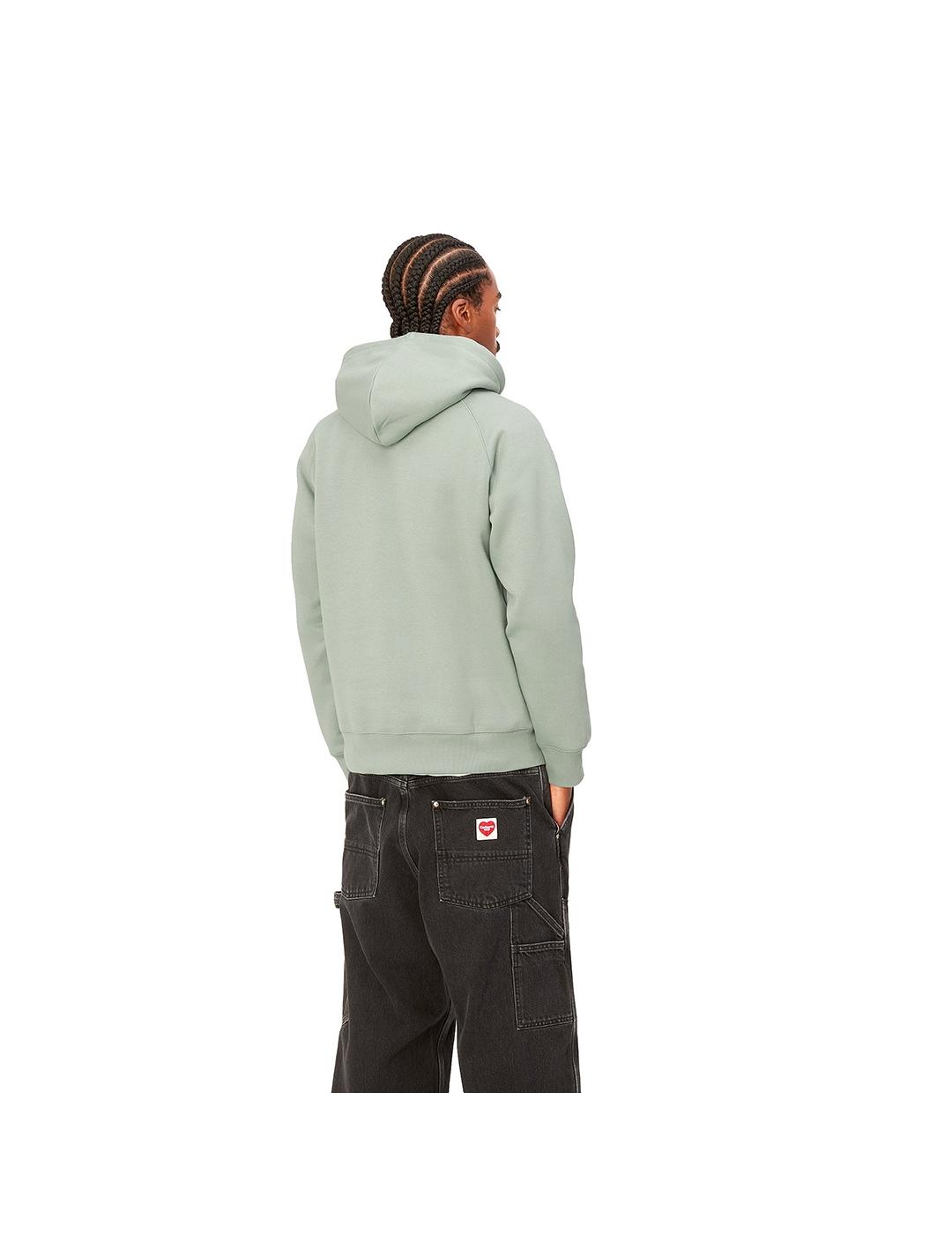 Sudadera Carhartt Wip Hooded Chase glassy teal/ go de hombre