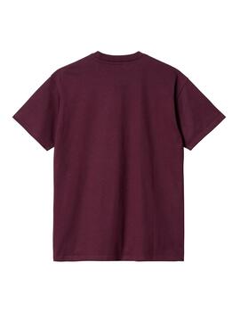 Camiseta Carhartt Wip S/S Chase amarone / gold
