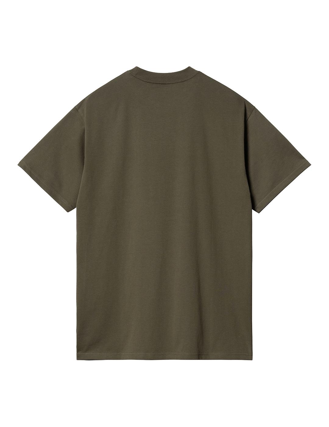 Camiseta Carhartt Wip S/S Embroidery cypress/black de hombre
