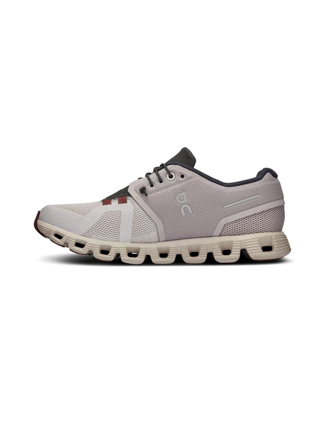Zapatillas On Running Cloud 5 W pearl frost para mujer