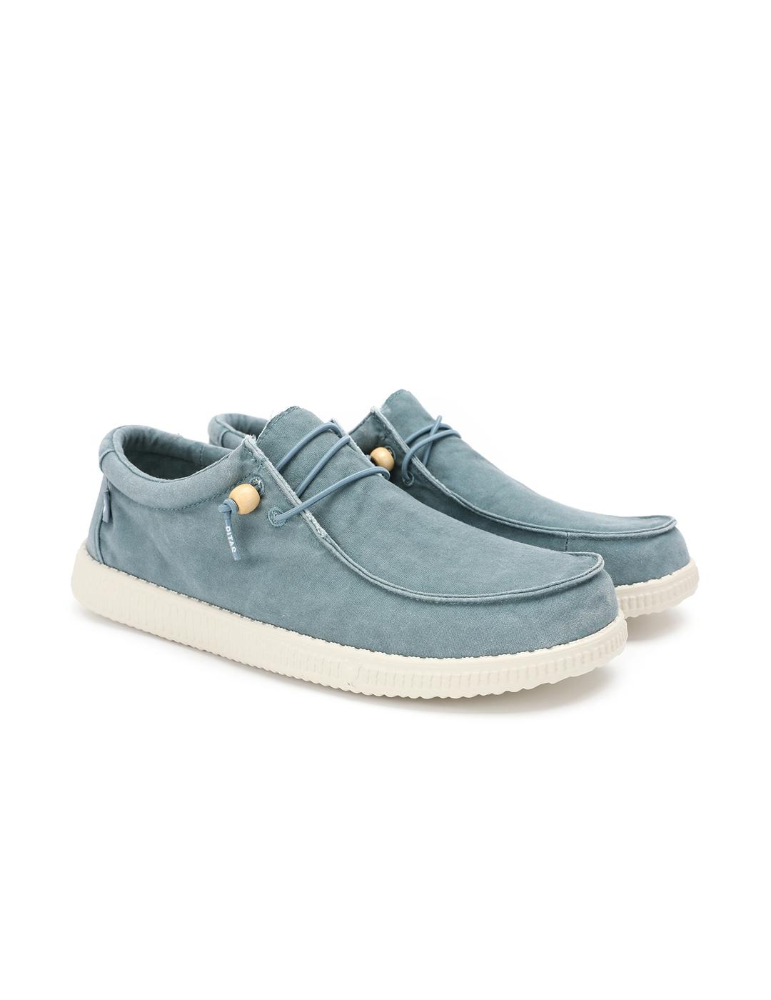 Scarpe Da Barca Donna Walk In Pitas Dafne - Mocassini Estivi In Cotone Con Suola EVA Leggera
